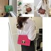 Schicke Stilvolle Quadratische Ketten Tasche Für Frauen In Schwarz Weiß Grün Braun Pink Für Herbst Mode