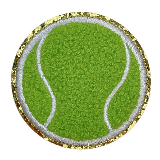Iron-on Baseball Embroidered Patch Sticker Wrinkle-Free Applique Football Volleyball Basketball Tear-Resistant Patches with Hot