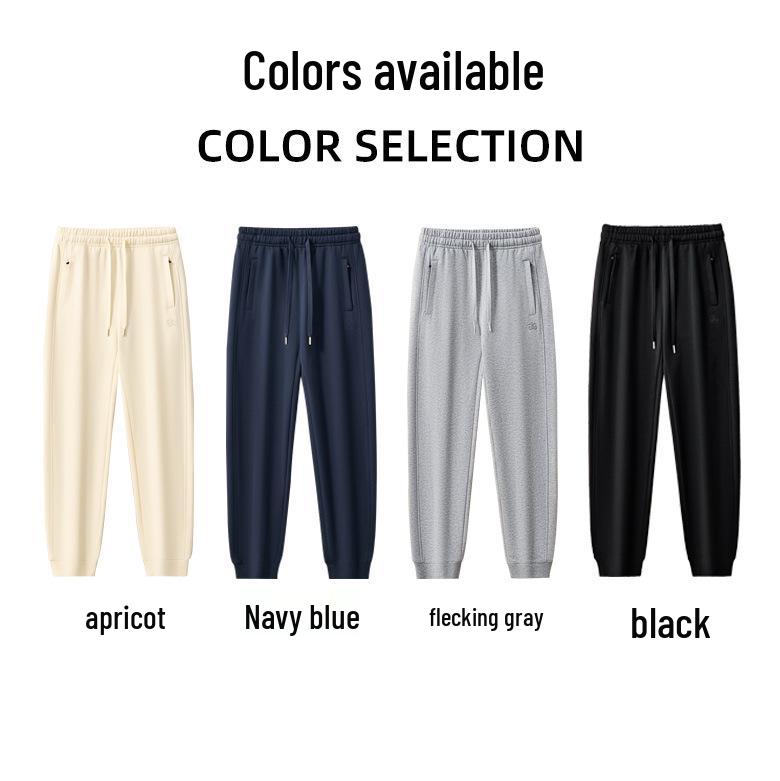 GAGN Women's Pure Cotton Thin Harem Sports Pants - Petite Spring/Autumn Straight-Leg Cuffed Sweatpants (2025)