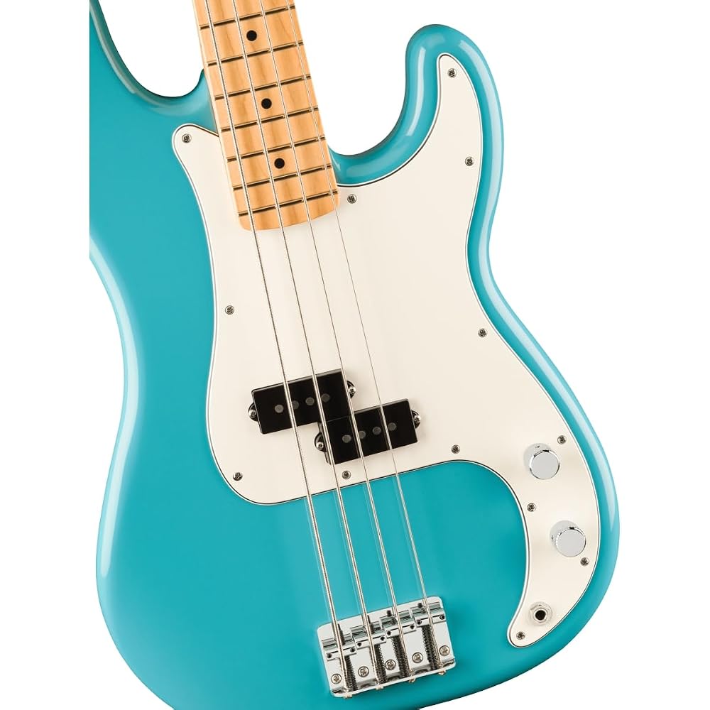Fender Electric Bass Player II Precision Bass®, Maple Fingerboard, Aquatone Blue with Soft Case