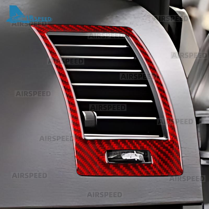 For Scion tC 2005 2006 2007 2008 2009 2010 Real Soft Carbon Fiber LHD RHD Car Interior Trim Side Air Outlets of Center Console