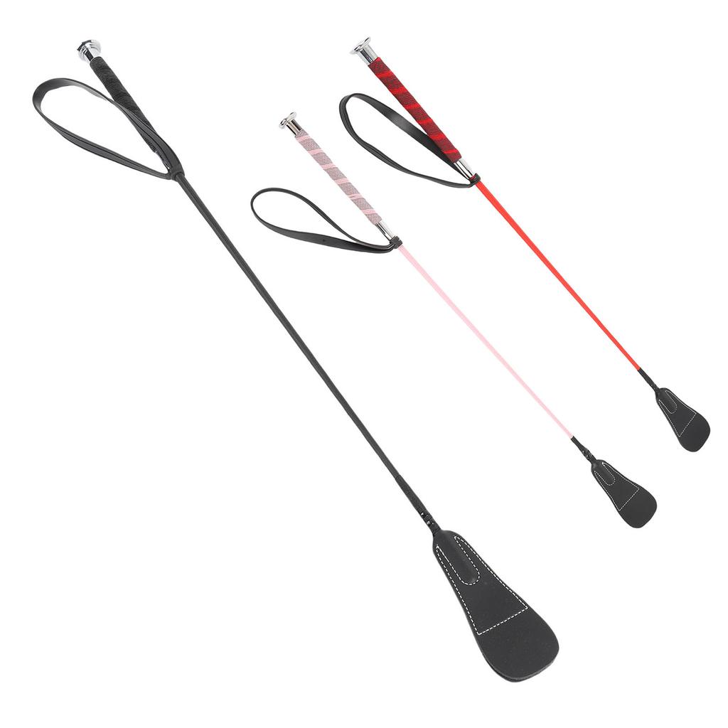 Riding Whip Horse Dressage Crop Equestrian Equipment 68cm with Rubber Wrist Strap Palm