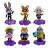 Zootopia Figurines: Sloth, Rabbit, Fox, Police Officer Dolls - 6 Styles Standing Pose Models