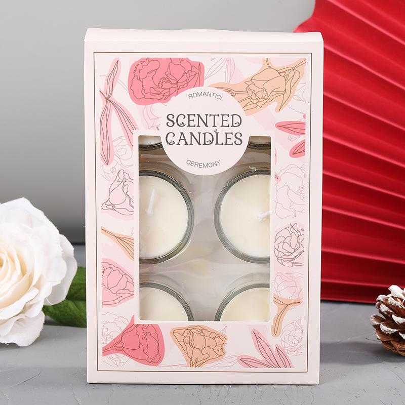 Glass Valentine's Day Candle Creative Proposal Proposal Props Non-Romantic Ins Style Scented Candle