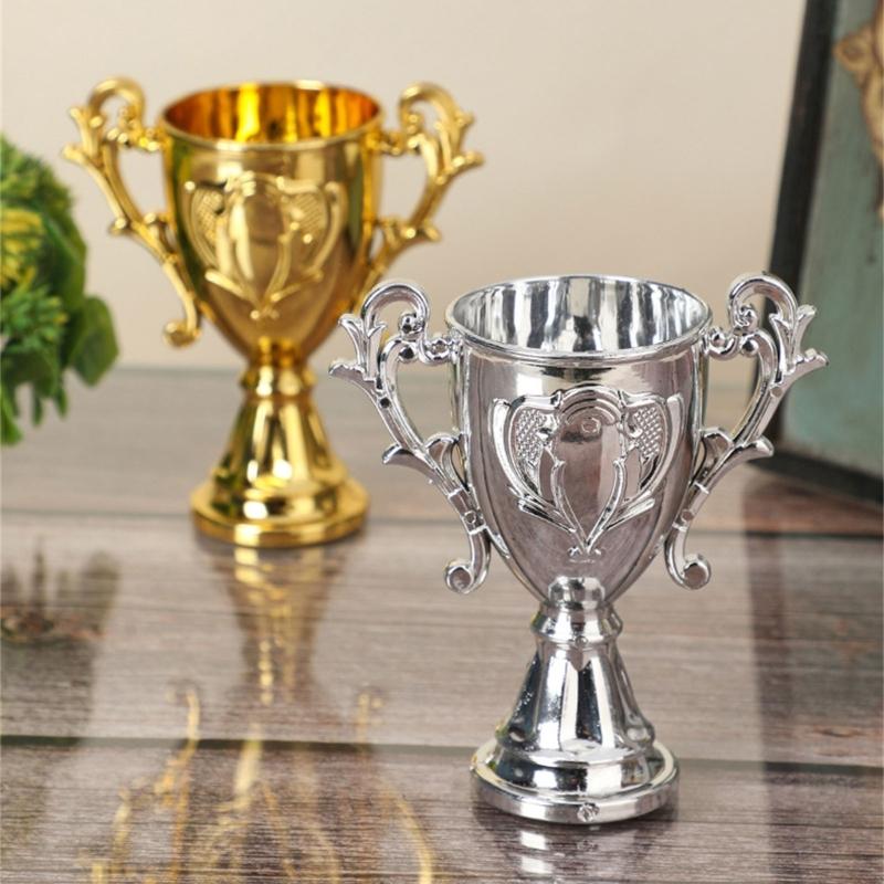 Trophies Cup Candy Box for Sports Wedding Birthday Cup Candy Jar Cookie Container Trophies Centerpieces 12PCS