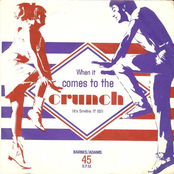 7inch Record HOWARD BARNES (3) / CLIFF ADAMS - When It Comes To The Crunch (It's S LYN1021 Smiths Crisps 1966 UK Rock Used