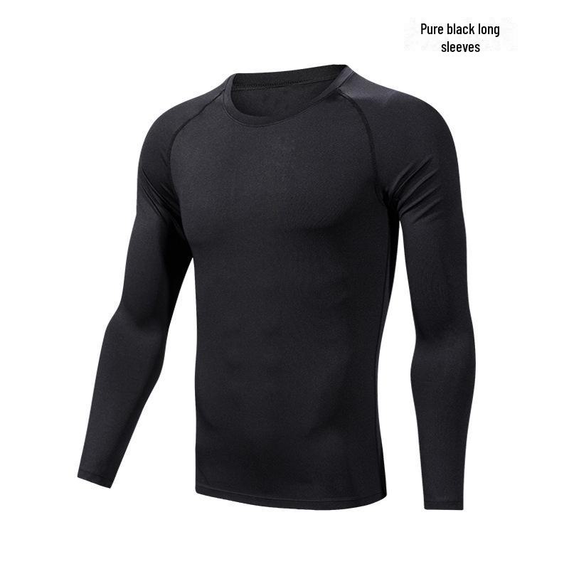 Men's Quick-Dry Short-Sleeve Sports T-Shirt - Breathable, Elastic, Ideal for Summer Training and Running