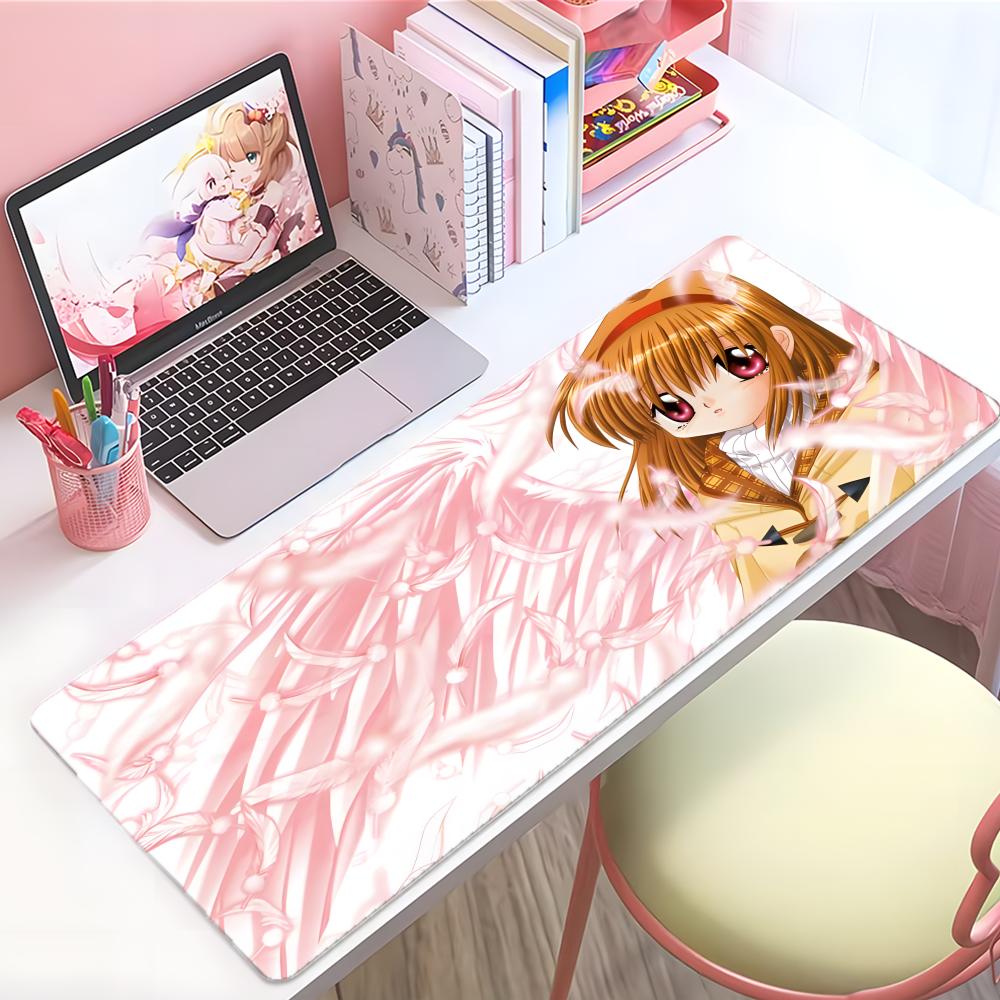 Soft Emotional Anime Kkanon Mouse Pad Large Thick Desk Pad Stitched Edges Gaming Mouse Mat For Pc