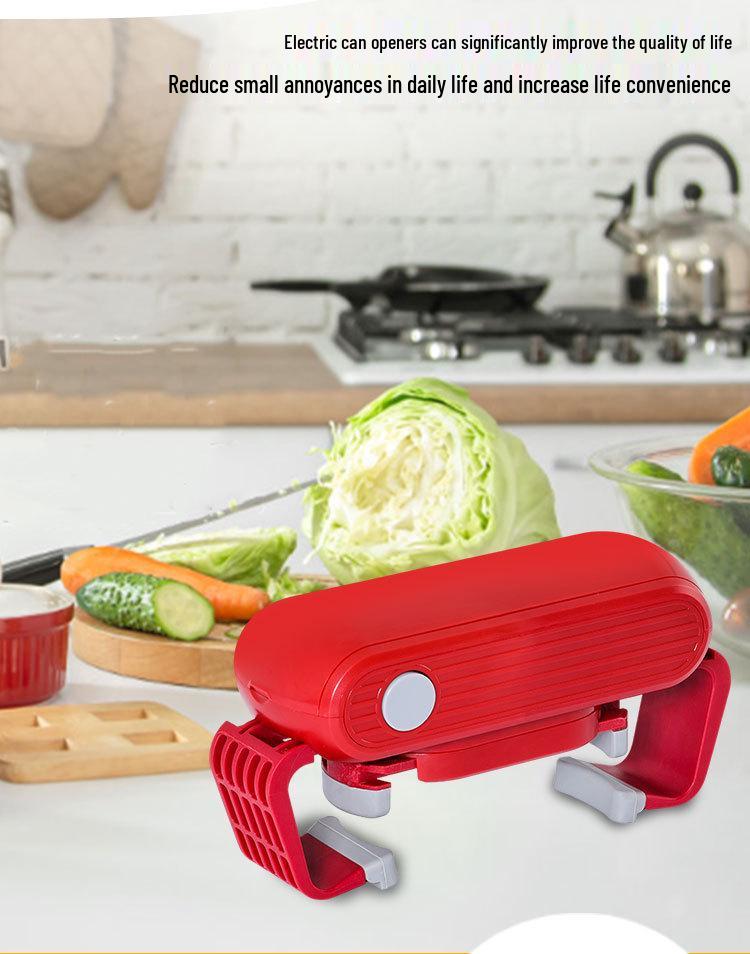 Elektrický otvírák na sklenice a lahve na jeden dotek s designem dvojitého ucha