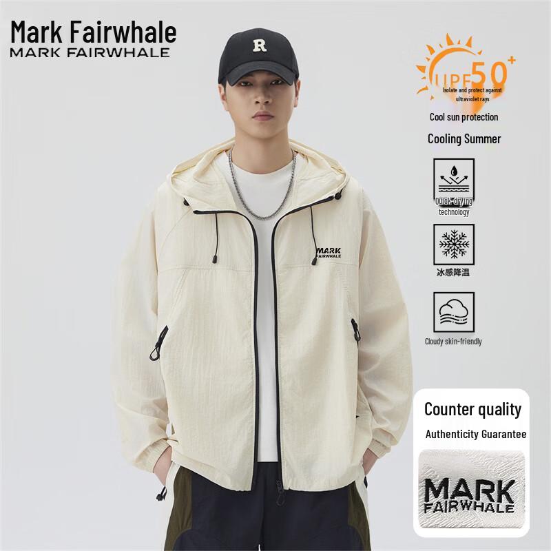 

MARK FAIRWHALE Men s Lightweight Hooded Sun Protection Jacket 4XL