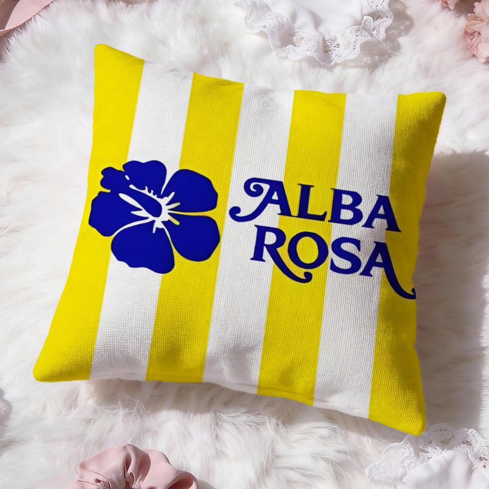 fashion a-Alba Rosa Cushion Cover Premium Comfort Reversible Pillow Cove -Two in One Design for Any Room & Car Interior