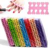 100Pcs Heart Shape Manicure Finger Separators Soft Sponge Foots Nail Art Tools  Nail Kits