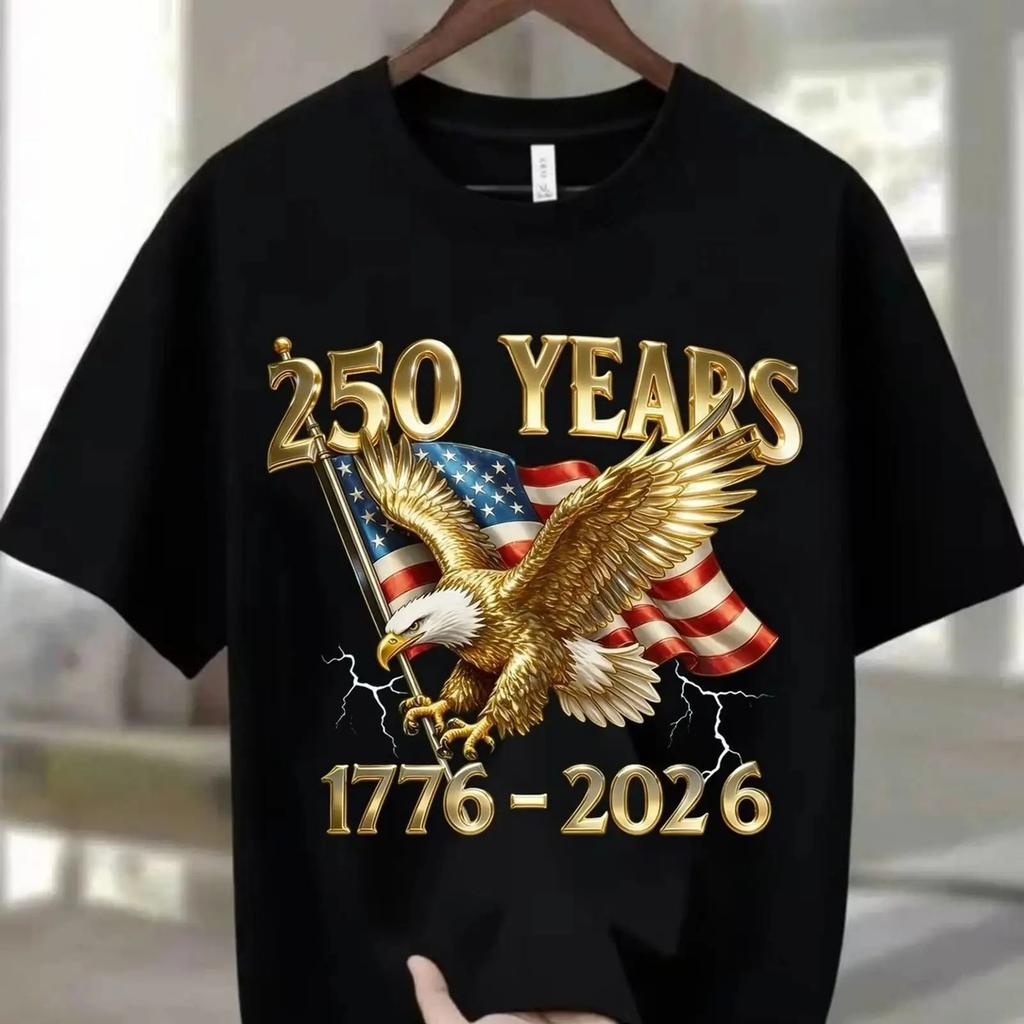 Years Patriotic Eagle American Flag T Shirt vintage Washed Soft Breathable Top For Everyday Wear homme Unisex