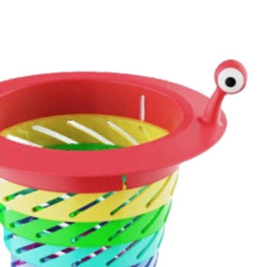 Rainbow Sink Strainer Expandable Capacity Basket Prevents Clogs And Odors Food Waste Collector for Kitchen