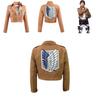 Attack On Titan Scouting Legion Cosplay Coat Jacket For Eren Jaeger Fans**