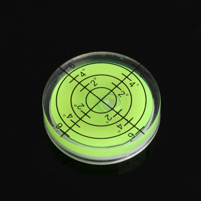

32x7mm Bulls-eye Bubble Degree Marked Surface Spirit Level For Camera Circular