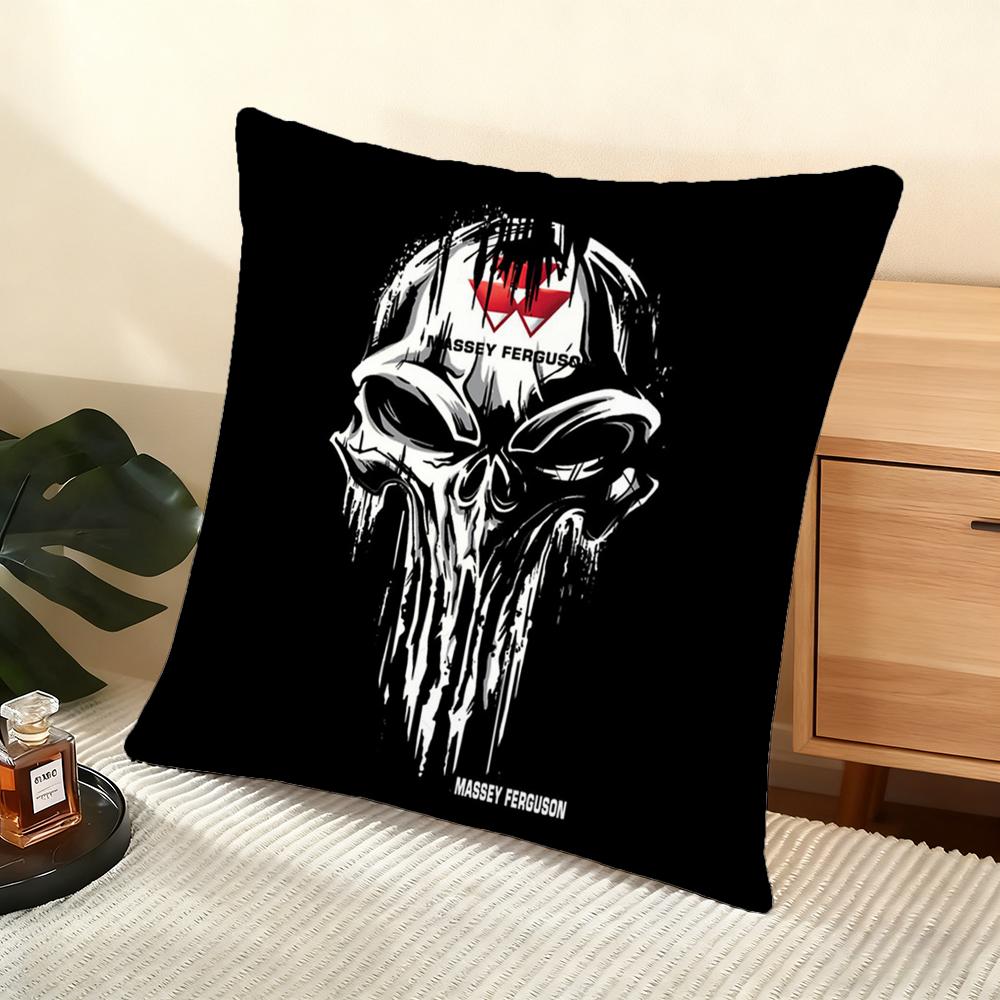 M-Massey F-Fergusons Cushion Cover Soft Short Plush Pillow Cover Smooth Cozy Texture Aesthetic Cushion Case Home Decor