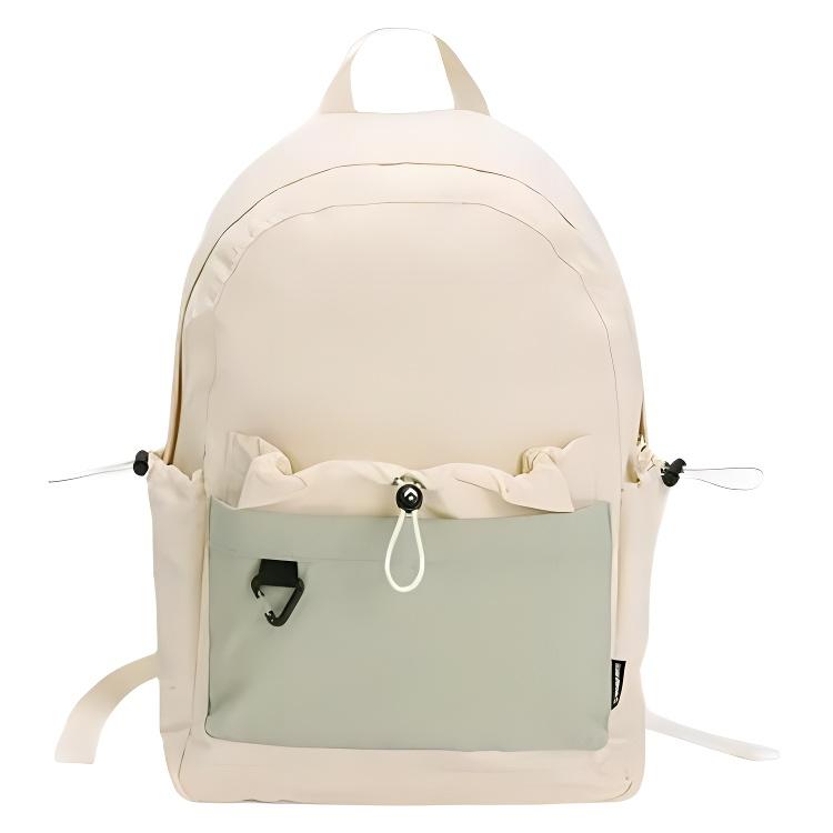 Converse Retro Minimalist Versatile Nylon Backpack Unisex Backpack White UA5754-W2Y White