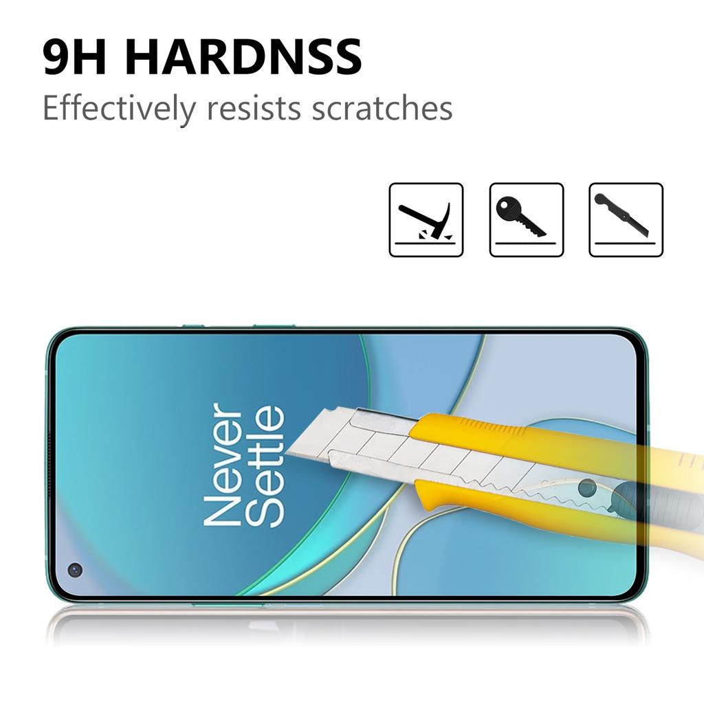 For OnePlus 9 (EU/US Version) Full Glue Full Cover Tempered Glass Screen Protector with Black Edges