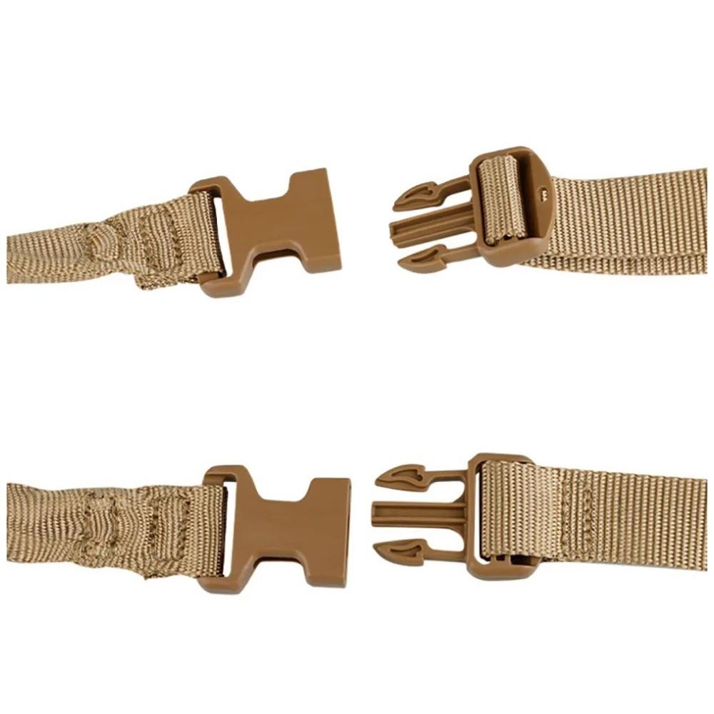 Tactisch Harness voor Buitengebruik met Eén Punt, Unisex CS Pistool Touw, Camouflage Crossbody Veiligheidstouw, Jacht Sporten Riem