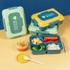 Food Container With Divided Compartments Soup Bowl Utensils Microwave Safe Plastic Lunch Box For Home Office