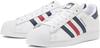 Superstar Footwear Size Sneakers, White/Navy/Red, JI4271, 27.5cm