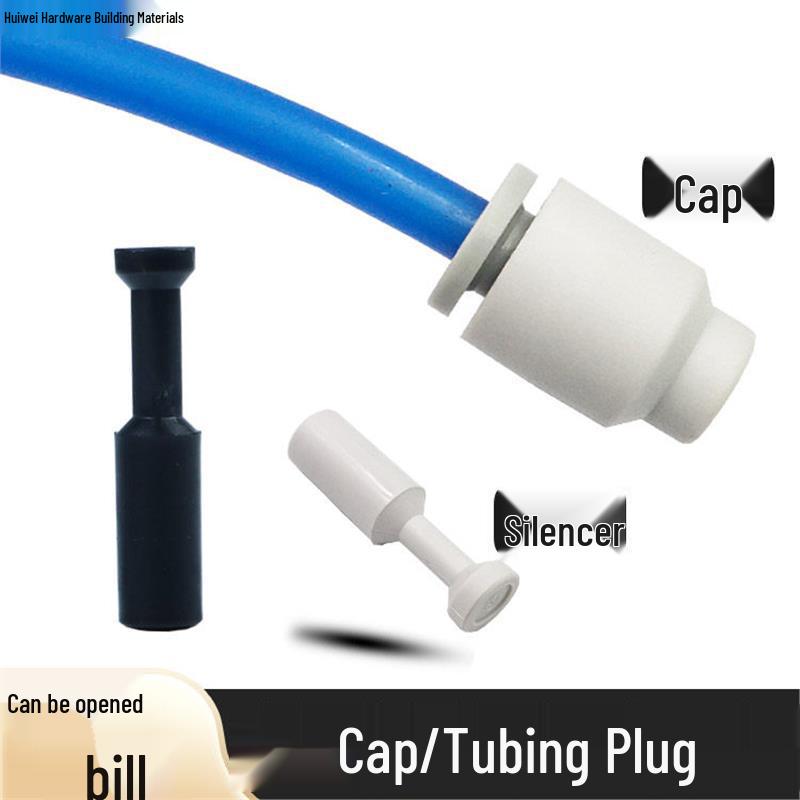 Pneumatic Quick Connect Air Hose Plug Cap PPF Series: Push-in Plastic Stopper