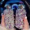 Portable Bling Insulated Water Bottle Thermos Stainless Steel Crystal Diamond Bottle Coffee Mug Auto Car Vacuum Cup Tumbler