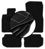 Juego de alfombrillas de terciopelo para: BMW Serie 5 F11 xDrive familiar, touring (2010-2013)
