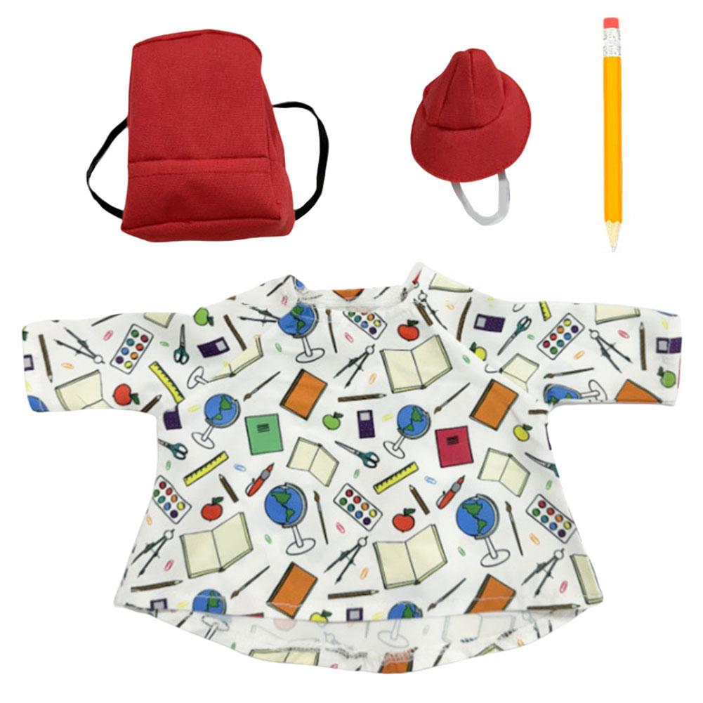 Back To School Porch Goose Outfits with Schoolbag Goose Clothes Cute Goose Costume for Indoor Outdoor Patio Yard Lawn Art Decor