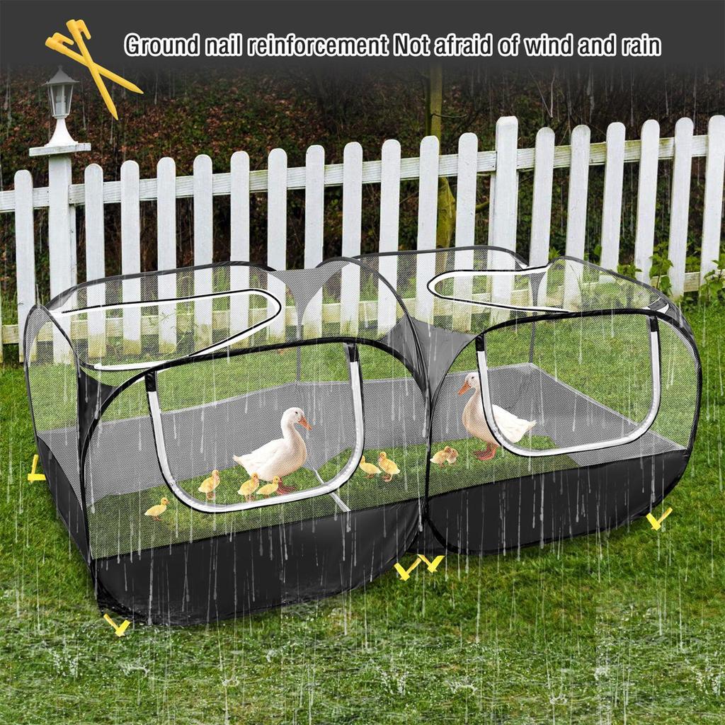 Pet Enclosure Indoor Multi Function Reversible Protection Indoor Kitten Enclosure For Travel Outdoor Animal Cat Ground Lawn