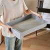 Cat Litter Box with Scoop and Tray Sifting Enclosed Foldable Kitten Toilet Detachable Poop Top Front Entry Pet Supplies