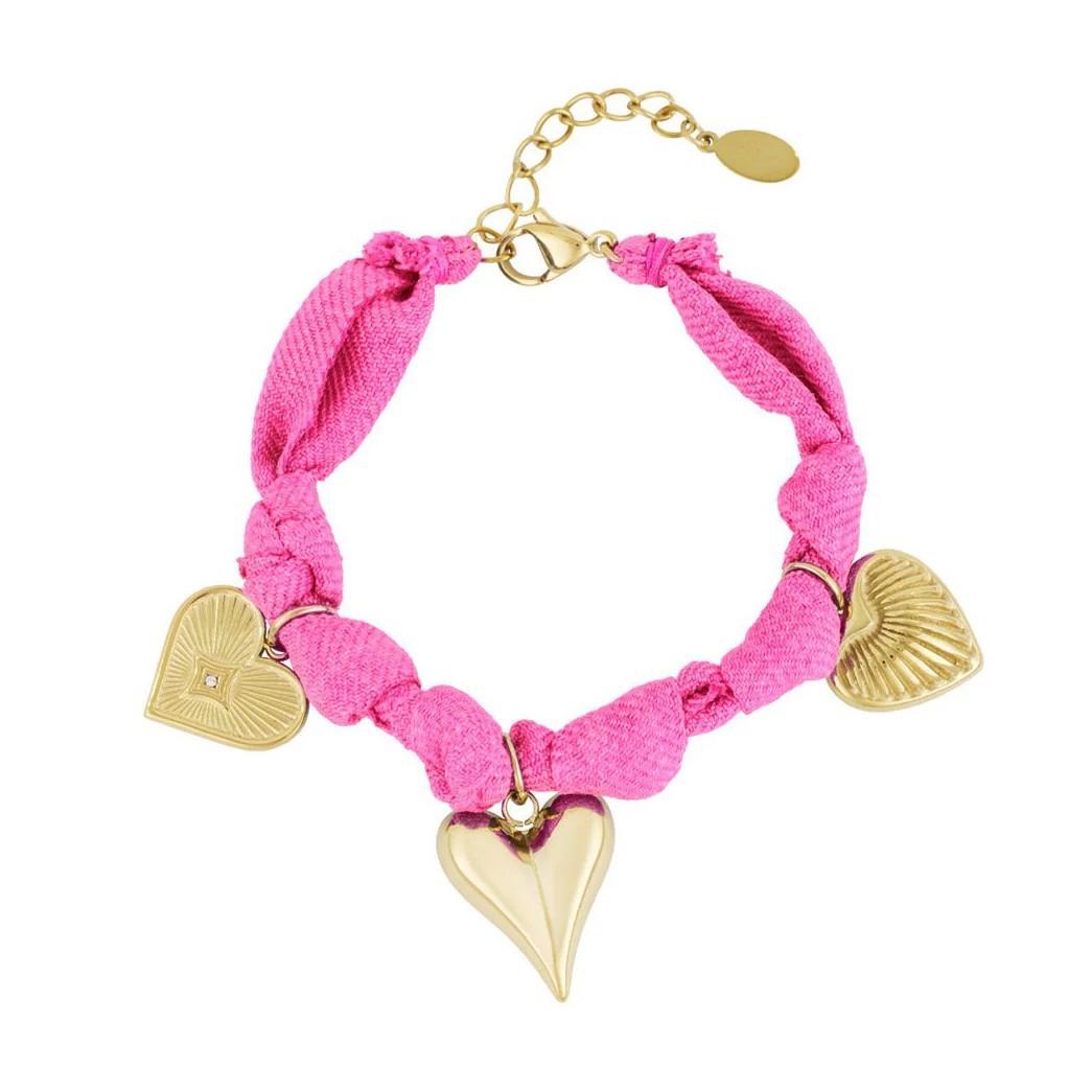 

Stainless Steel Necklace Bracelet Love Bow Key Pendant Colored Lucky Rope 18K Color Retention