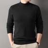 Men's Semi-turtleneck Sweater Men's Casual Versatile High-end Autumn and Winter Thread Clothes with Knitted Sweater Inside