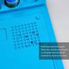 Silikon Lötpad Schreibtischplattformmatte für Lötstation Lötkolben Telefon PC Reparatur Magnetisch Hitzebeständig