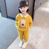 Girls Fashion Sweatshirt Tracksuit Set Casual Sporty Two Piece Outfit For Toddler Baby Spring Autumn