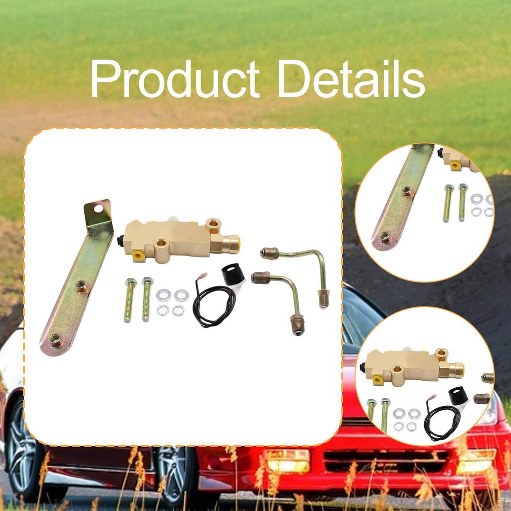 Pv2 Brake Proportioning Valve Kit Mount Bracket Connector Easy to Install Accessories