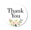 Darling Souvenir Round 1.6 Inches Peony Floral Baby Pink Thank You Stickers Wedding Gift-45