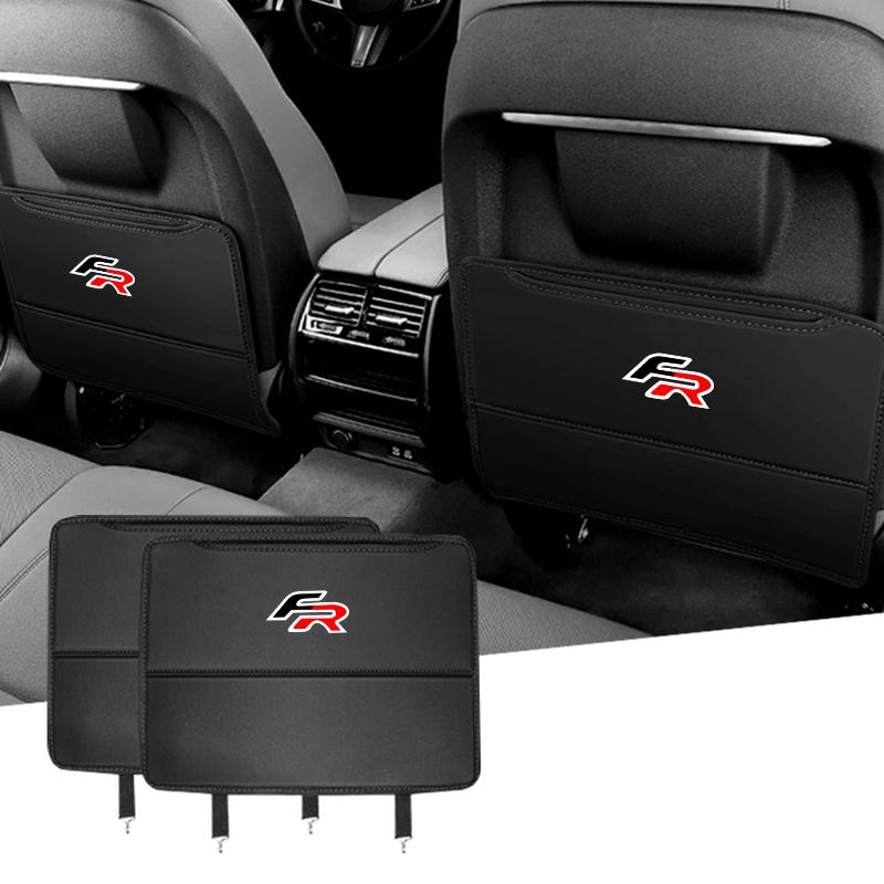 Autositz-Rückenlehnen-Aufbewahrung Hinten Verschleißschutz Rückenlehne Anti-Kick-Pad Für Seat FR Leon Ibiza Altea Exe 5f TARRACO Auto-Innenzubehör ibz023