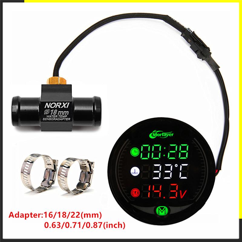Motorcycle Electronics For NMAX PCX XMAX 125 250 300 XJ6 CB650F AEROX Water Temperature Hour Counter Meter Engine Hours