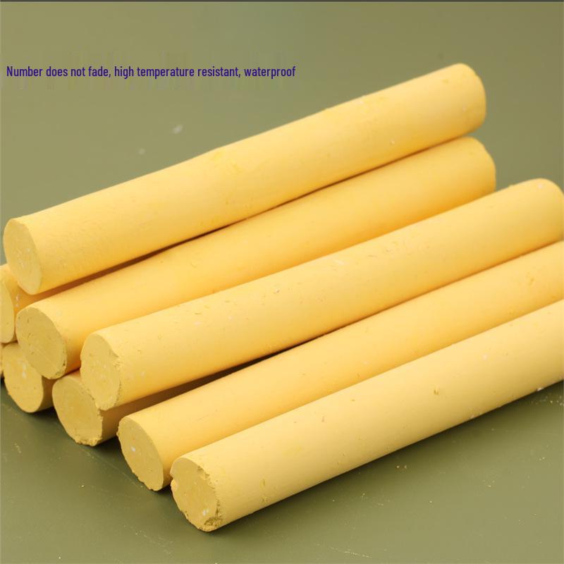 High-Temperature Waterproof Metal Marker, Steel Chalk, & Crayon жёлтый