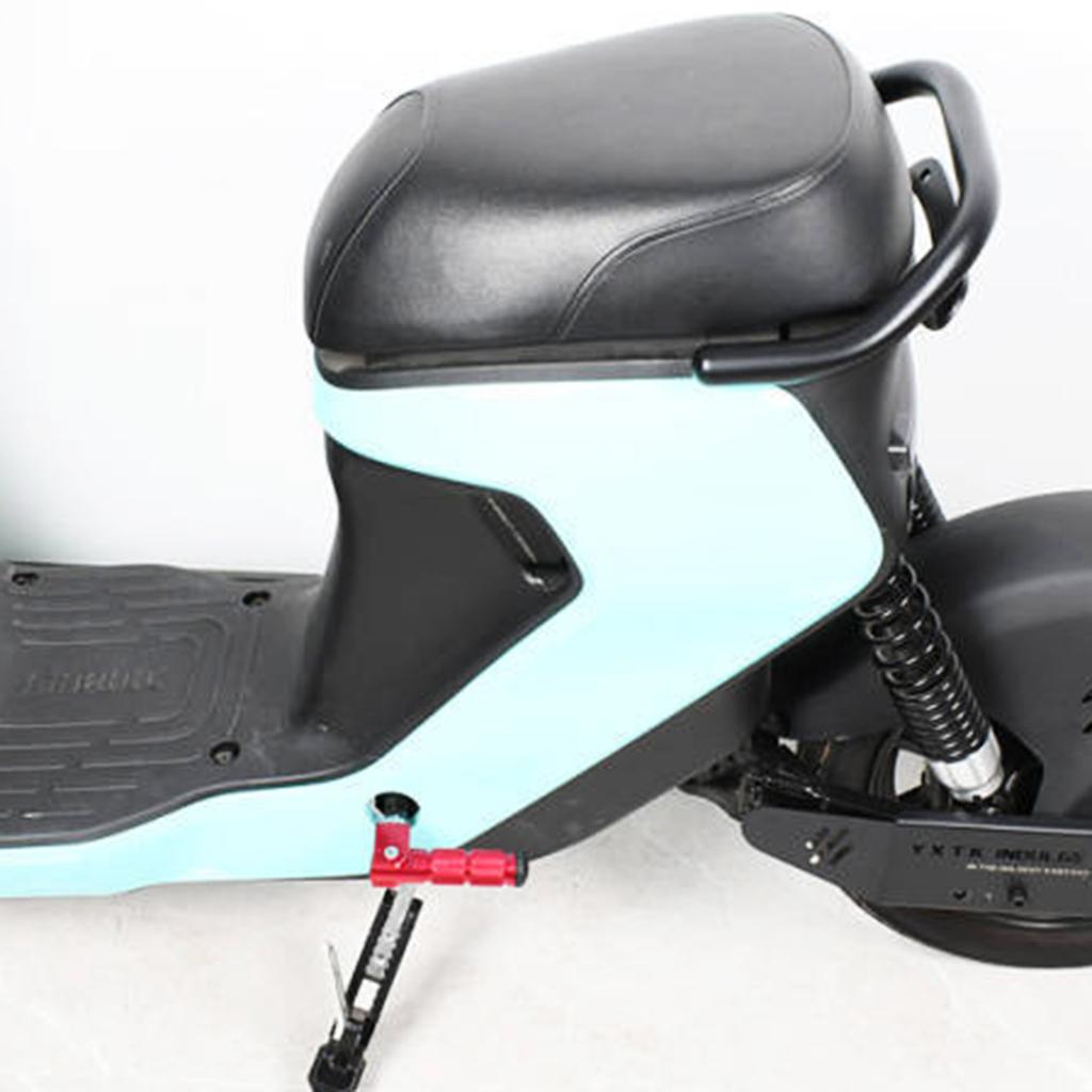 1 Pair Front Rear Footrest Pedal Motorcycle 90° Fixed Folding Footpegs Modification Accessories M10 Motorcycle Foot Peg