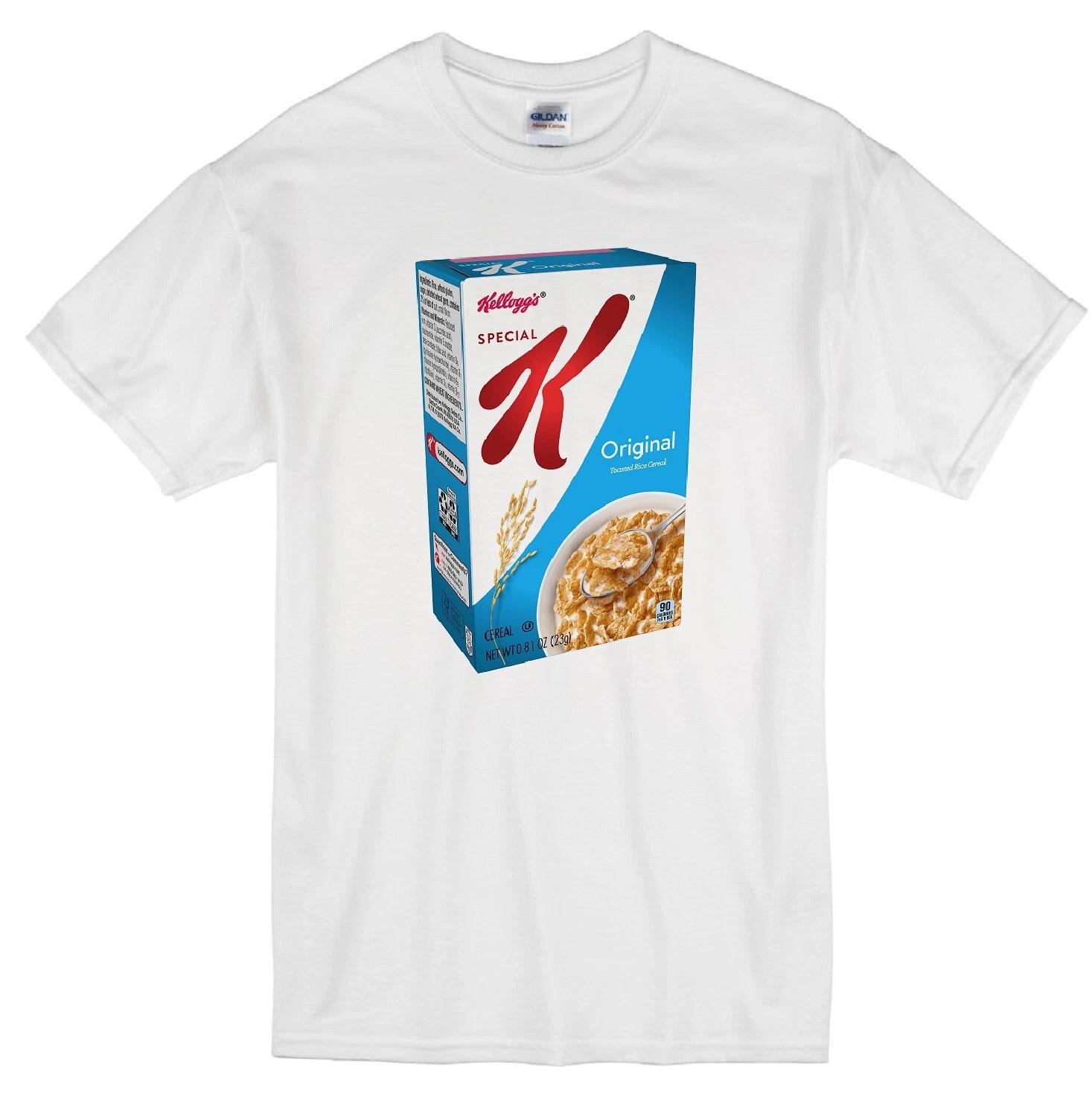 SPECIAL K CEREAL BOX KELLOGG S BREAKFAST WHITE T-shirt S