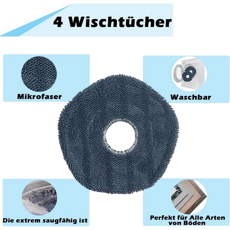 For Eufy X10 Pro Omni Robot Vacuum Cleaner Main Side Brush Hepa Filters Mop Cloth Dust Bags Spare Parts