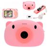Mini Kids Camera Piglet Pink Digital Camera 48MP 8x Zoom 32GB Memory Card Included Kids Toy Camera Cute Compact Video Recording Music Playback Games