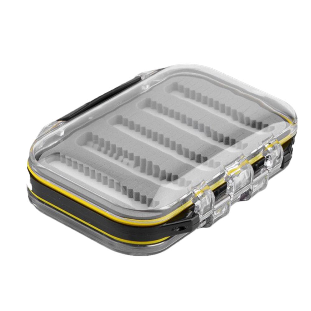 Portable Fishing Flies Gadget Holder Double-sides Fishing Lure Organizer Plastic Lightweight Practical for Saltwater Pesca Tool