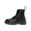 Dr. Martens 1460 Bex Leather Glossy Side Zip 8 Eyelet Short Boots Unisex Boots Black 26664001