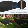 Sand Pit Cover 210D Oxford Cloth Waterproof Pit Protective Canopy Outdoor Garden Sand Box Cover For Patio Backyard Garden Yard
