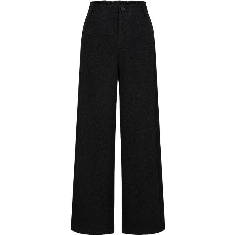 JIUZI ANNACAU "Free Pants" Minimalist Commuter Straight-Leg Trousers