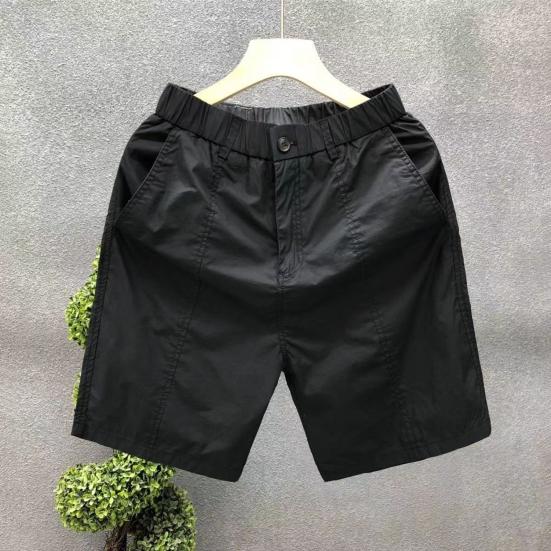Men Shorts Elastic Waist Sports Shorts with Pockets Lightweight Breathable Leisure Sports